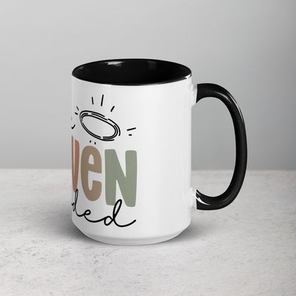 Make Heaven Crowded Mug with Color Inside (Multiple Sizes Available)