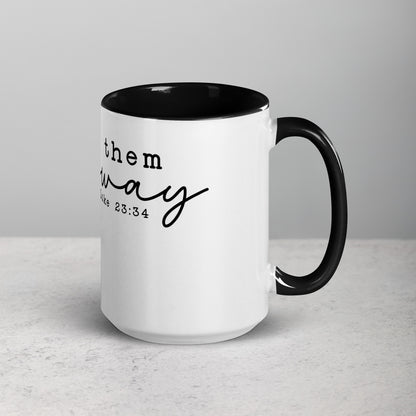 Love Them Anyway Mug with Color Inside