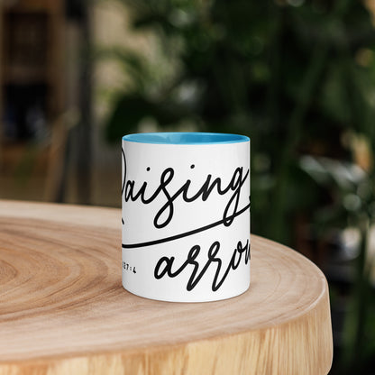 Raising Arrows Mug with Color Inside (Multiple Sizes & Colors Available)