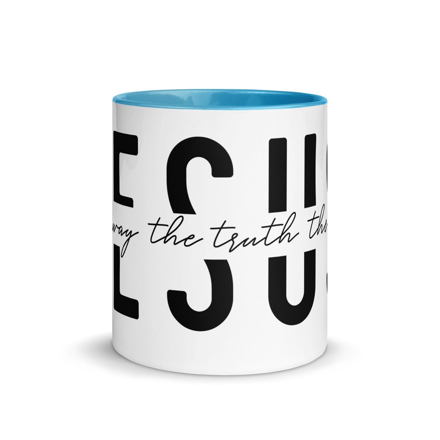 Jesus the Way the Truth the Life Mug with Color Inside