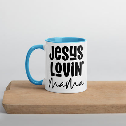 Jesus Lovin' Mama Mug with Color Inside (Multiple Sizes Available)