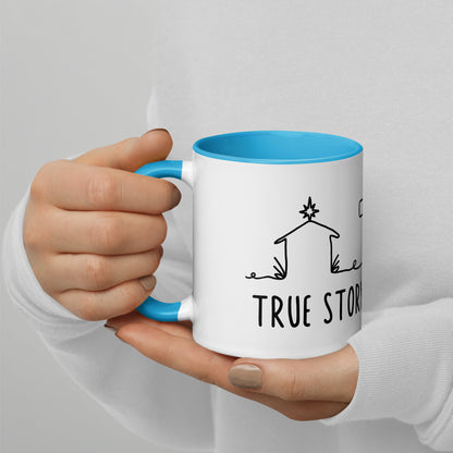 This is a True Story Mug with Color Inside