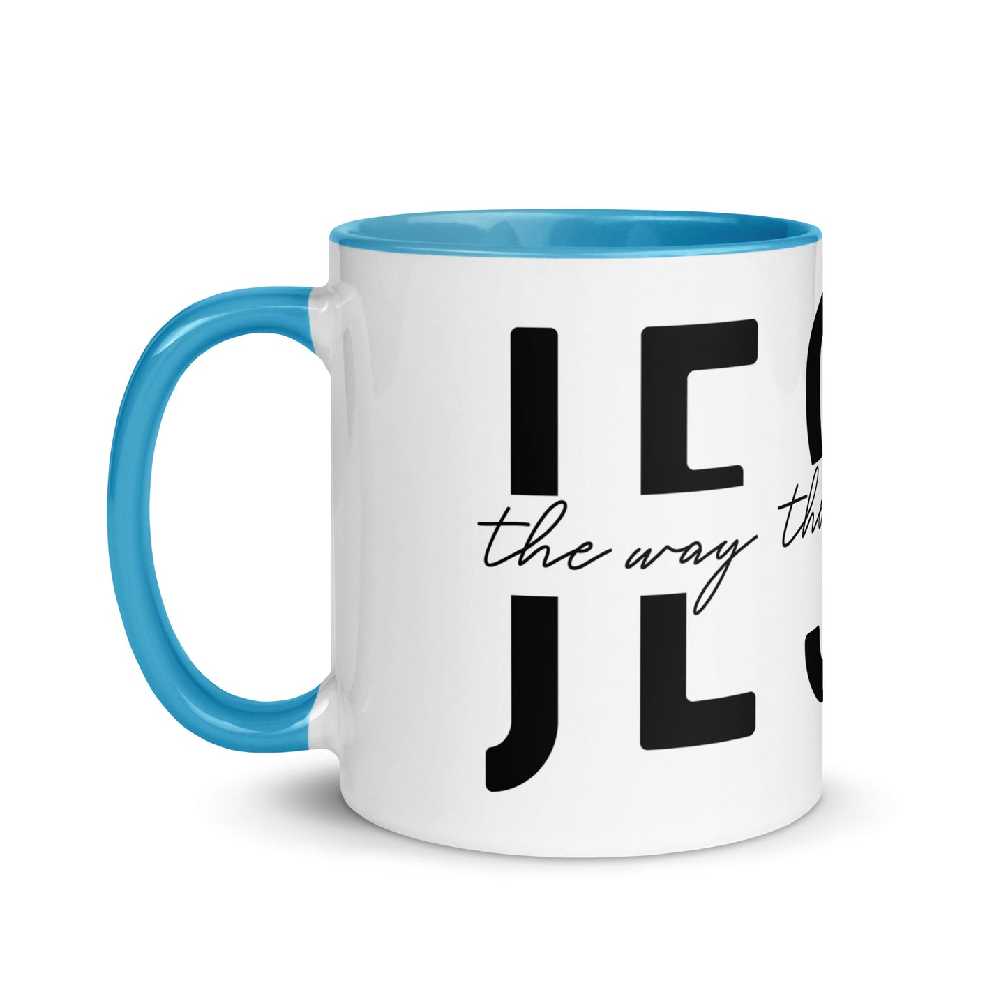 Jesus the Way the Truth the Life Mug with Color Inside