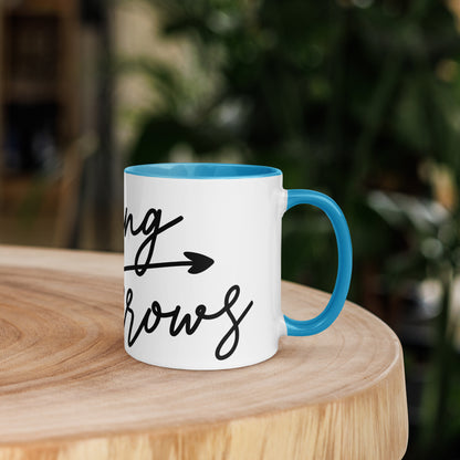 Raising Arrows Mug with Color Inside (Multiple Sizes & Colors Available)