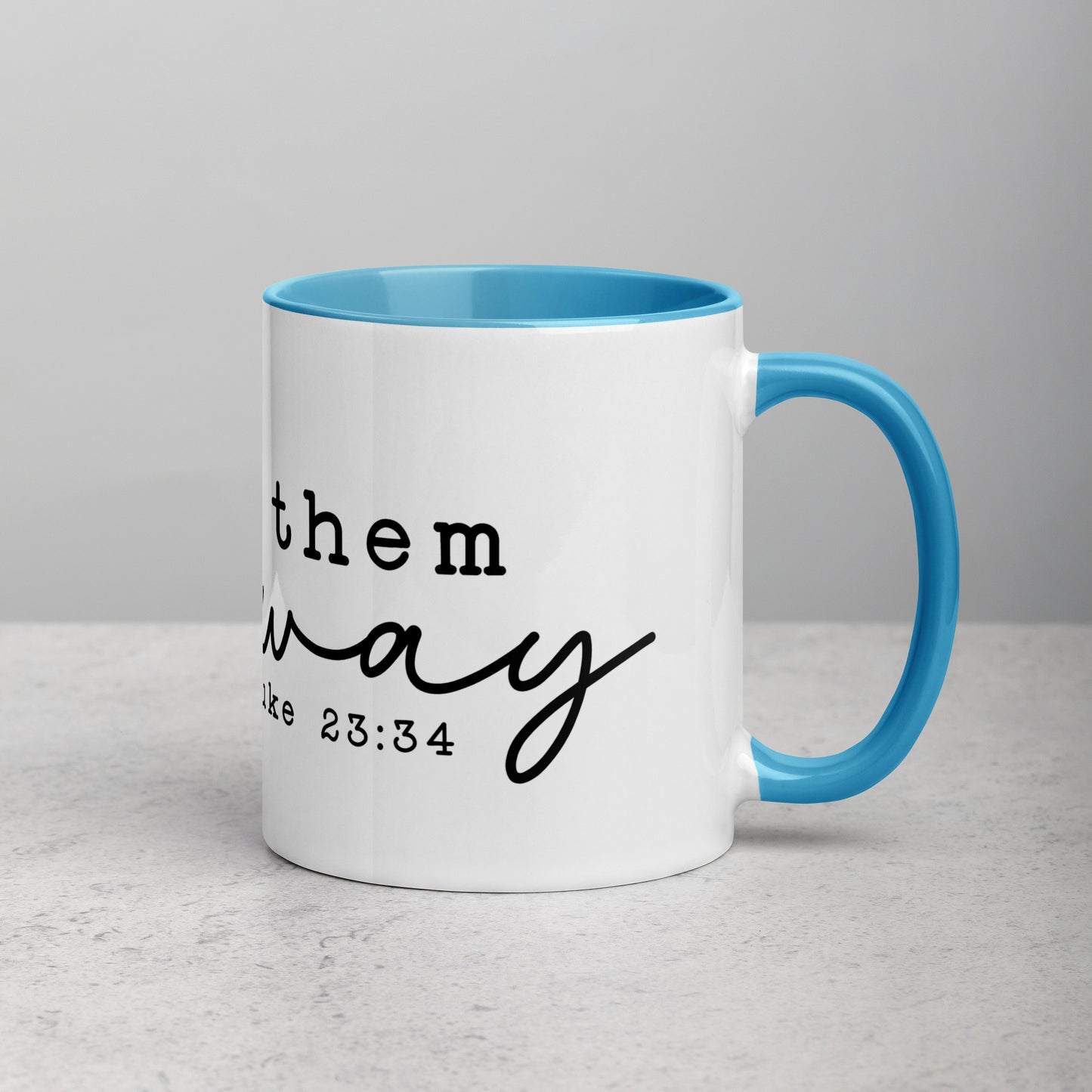 Love Them Anyway Mug with Color Inside