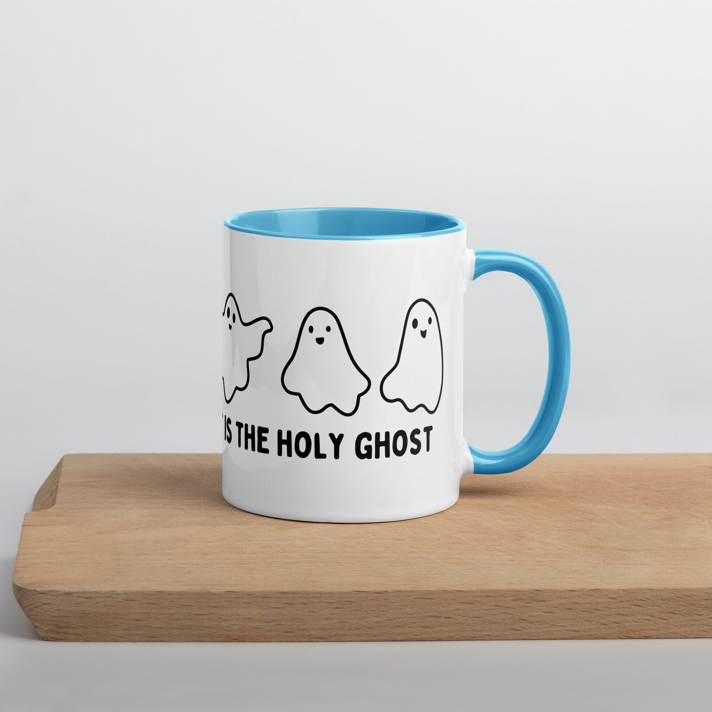 My Favorite Ghost is the Holy Ghost Mug with Color Inside