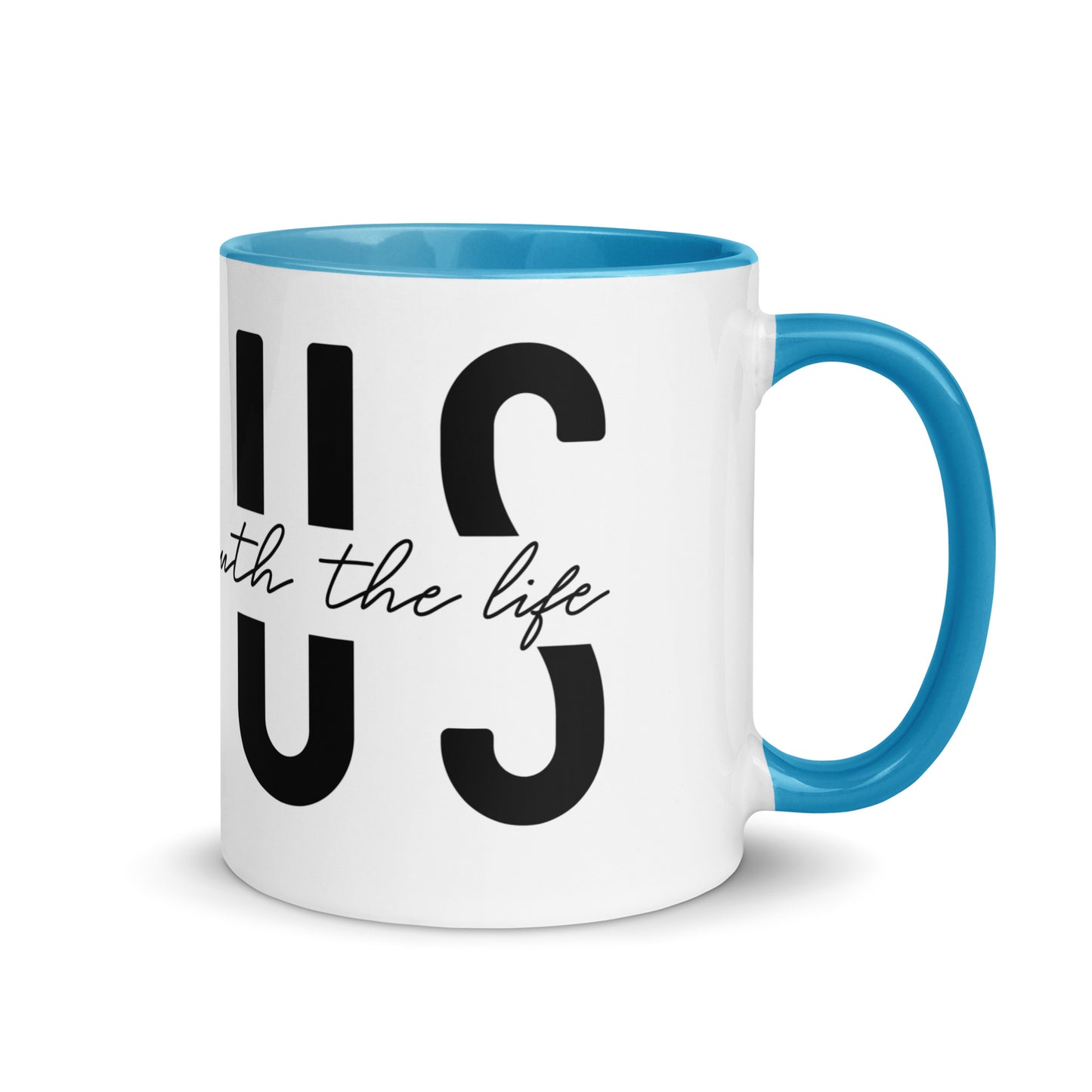 Jesus the Way the Truth the Life Mug with Color Inside