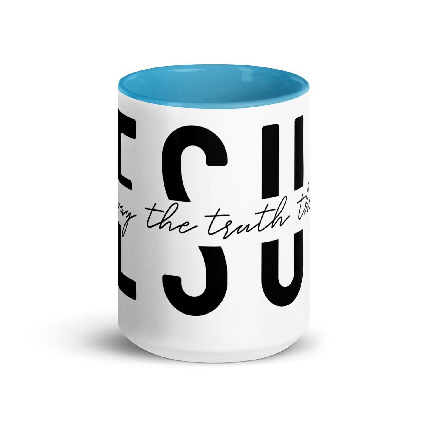 Jesus the Way the Truth the Life Mug with Color Inside