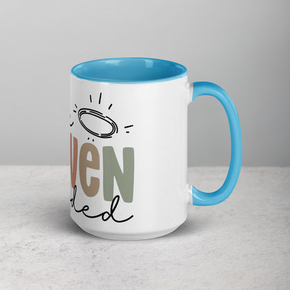 Make Heaven Crowded Mug with Color Inside (Multiple Sizes Available)