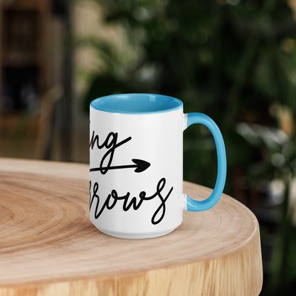 Raising Arrows Mug with Color Inside (Multiple Sizes & Colors Available)