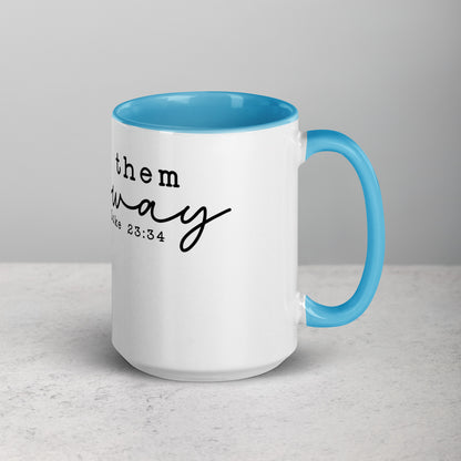 Love Them Anyway Mug with Color Inside