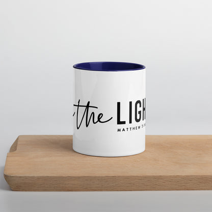 Be the Light Matthew 5:14 Contrast Color Mug (Many Colors Available)