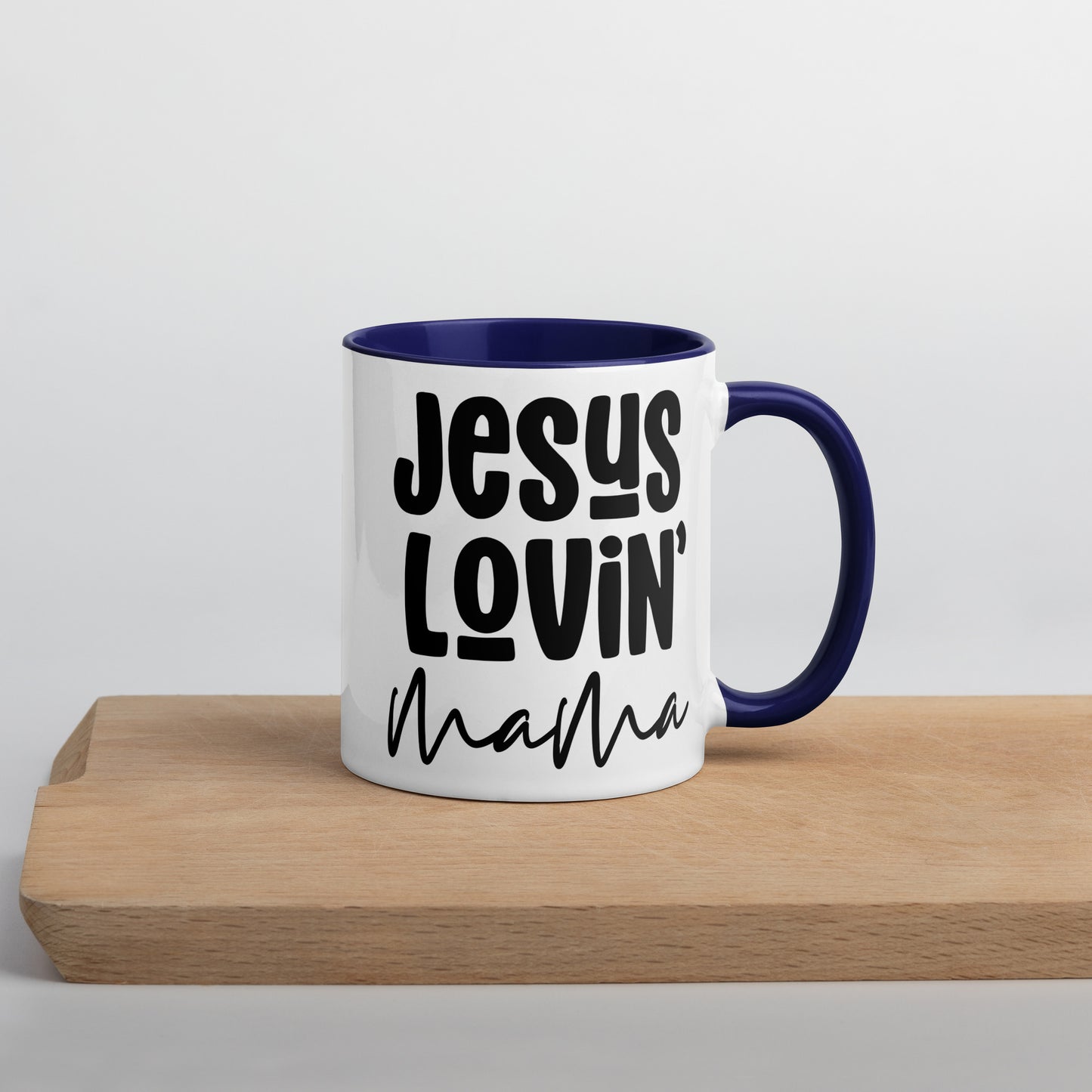 Jesus Lovin' Mama Mug with Color Inside (Multiple Sizes Available)