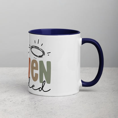 Make Heaven Crowded Mug with Color Inside (Multiple Sizes Available)