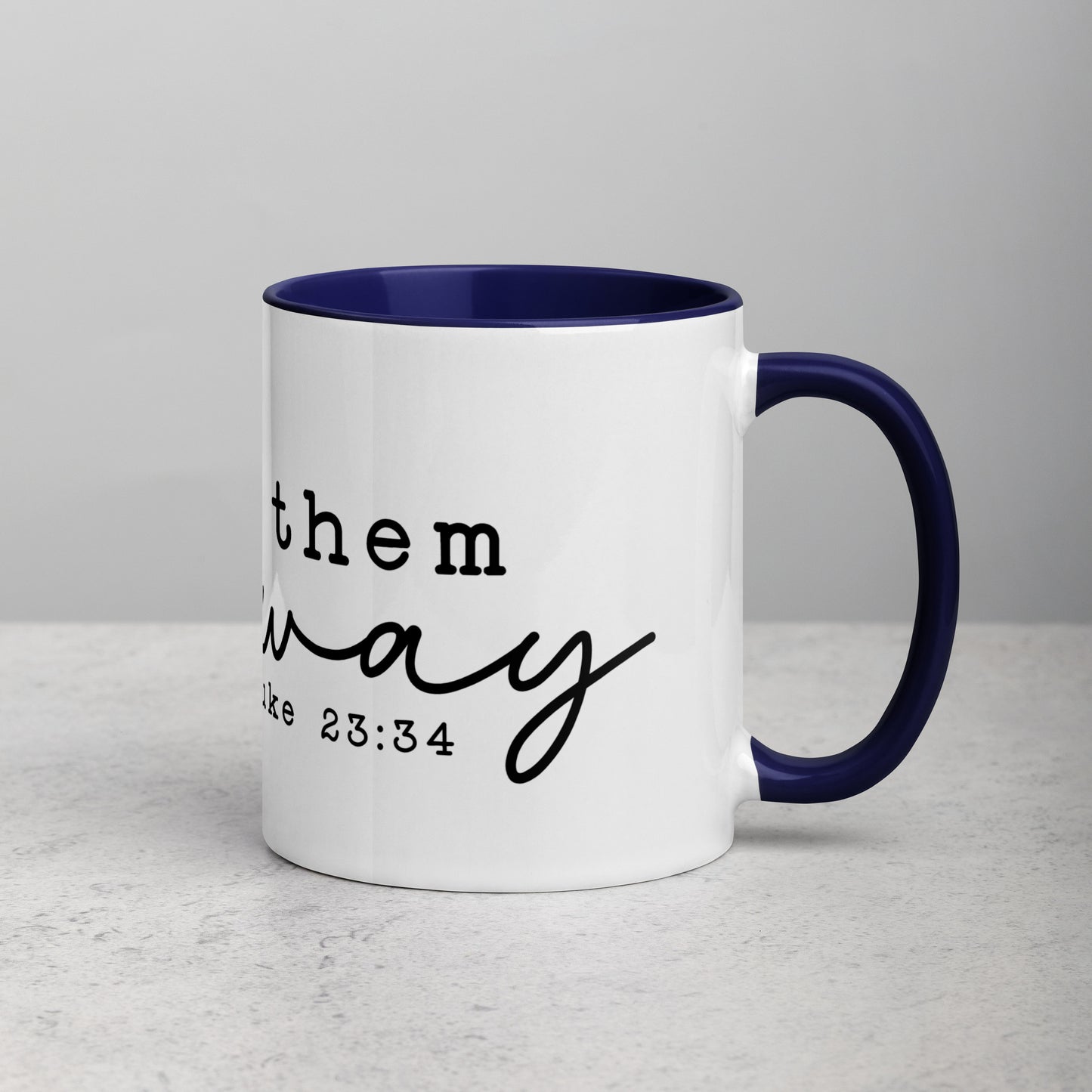 Love Them Anyway Mug with Color Inside