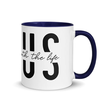 Jesus the Way the Truth the Life Mug with Color Inside