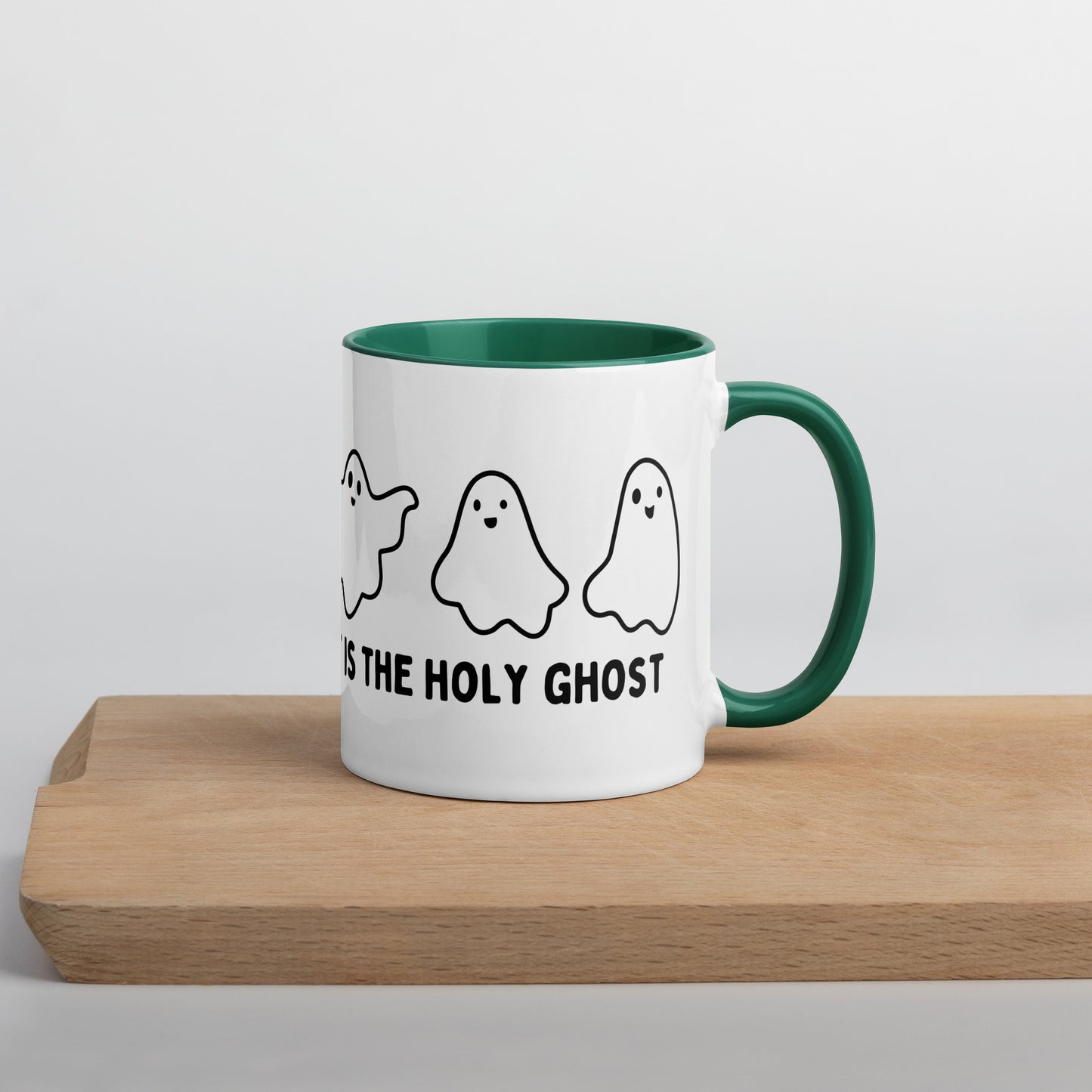 My Favorite Ghost is the Holy Ghost Mug with Color Inside