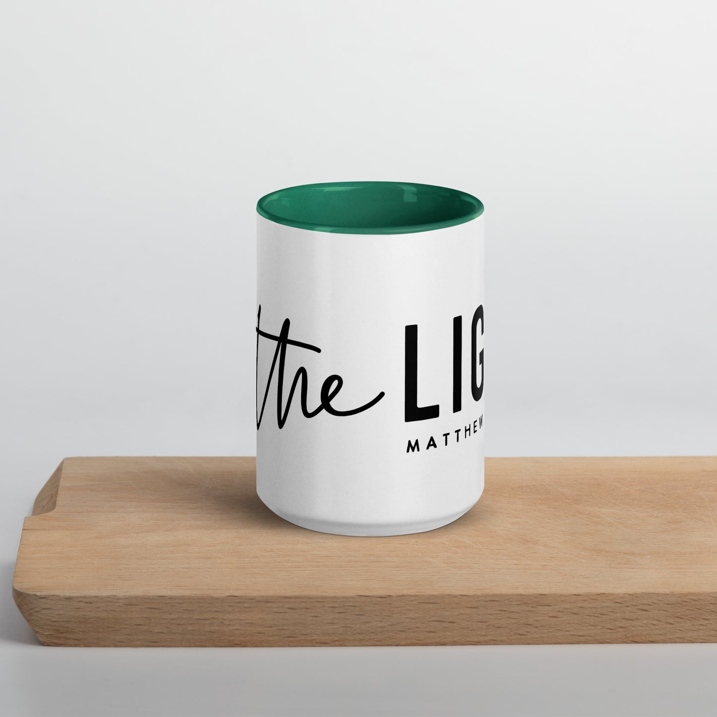 Be the Light Matthew 5:14 Contrast Color Mug (Many Colors Available)