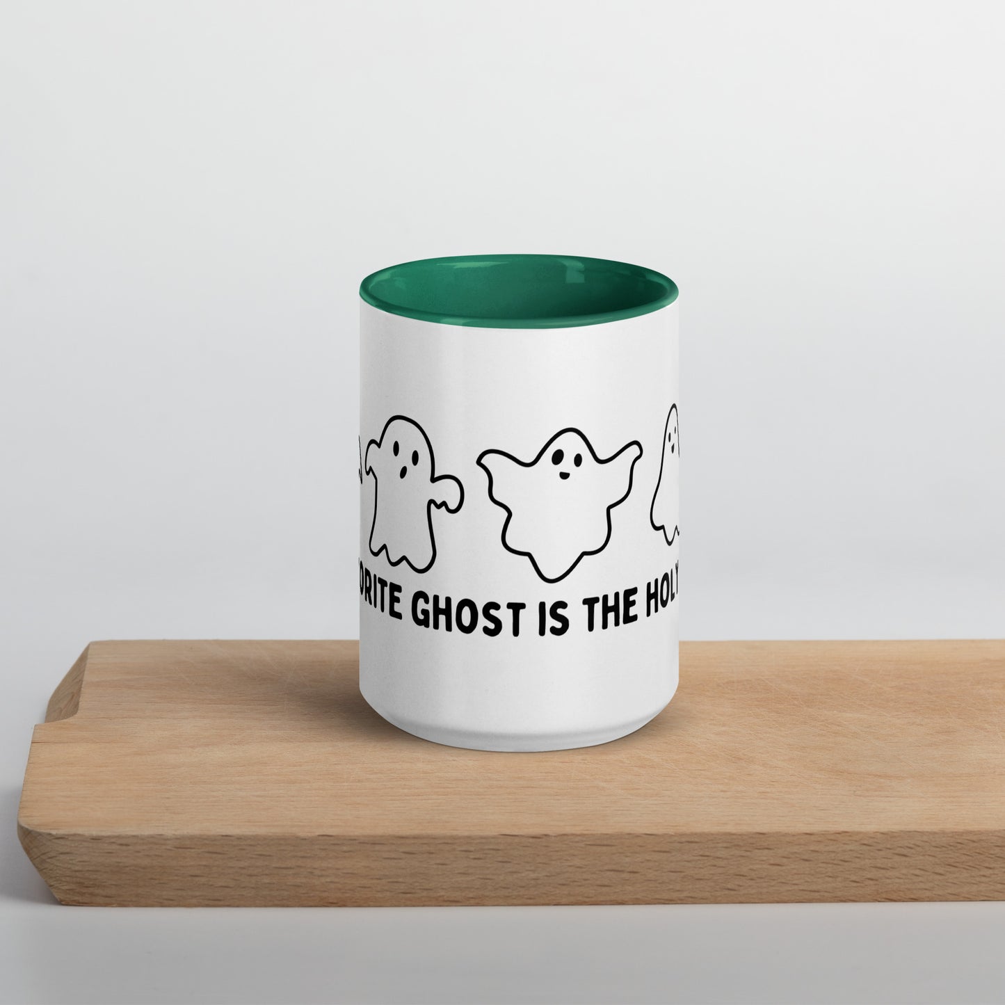 My Favorite Ghost is the Holy Ghost Mug with Color Inside