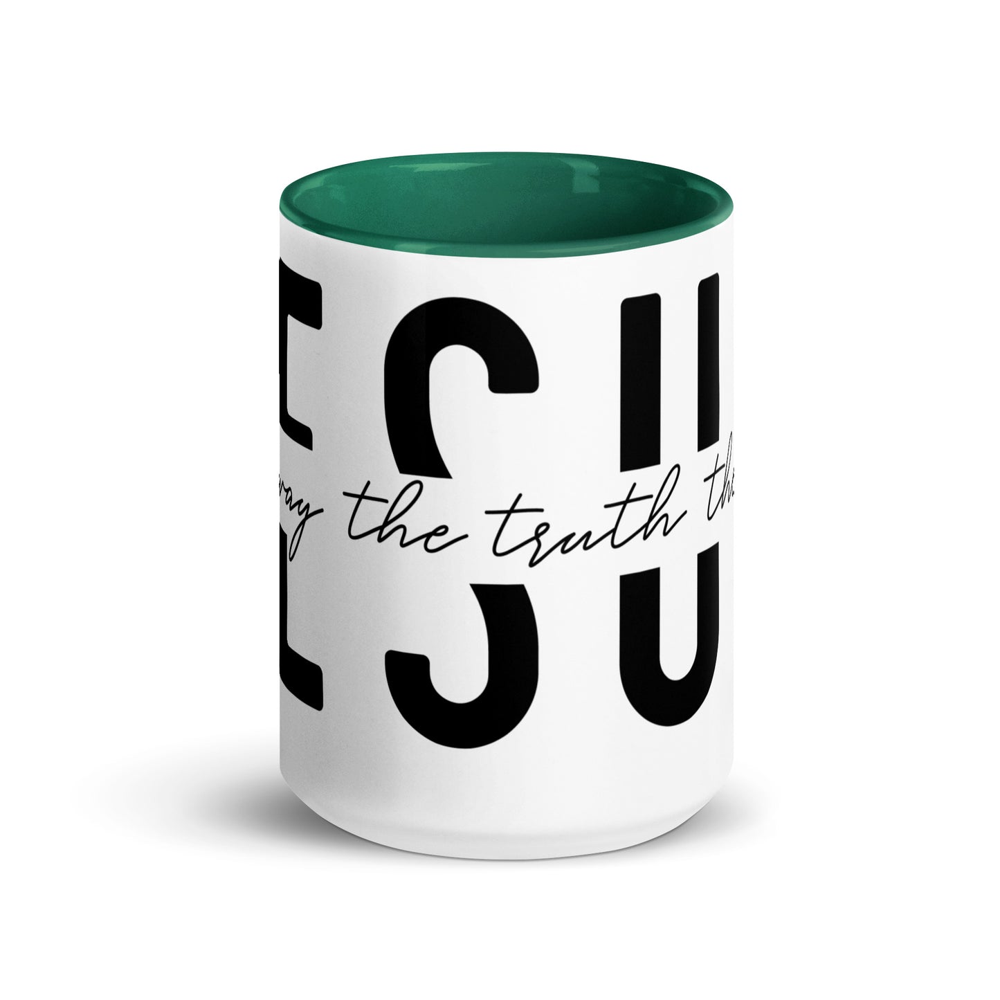 Jesus the Way the Truth the Life Mug with Color Inside