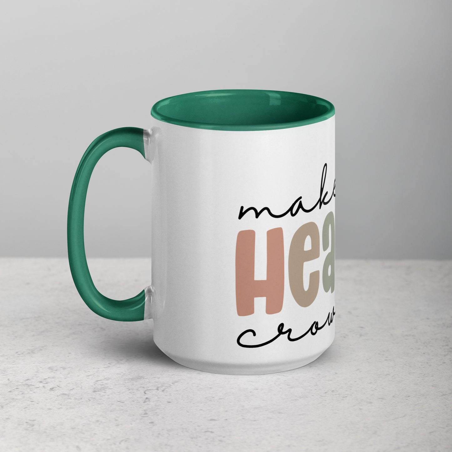 Make Heaven Crowded Mug with Color Inside (Multiple Sizes Available)