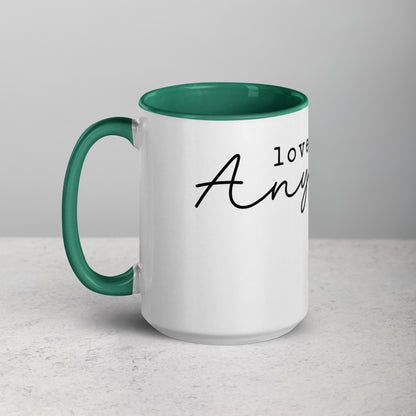 Love Them Anyway Mug with Color Inside