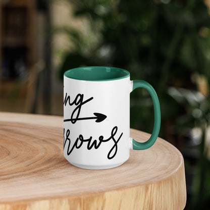 Raising Arrows Mug with Color Inside (Multiple Sizes & Colors Available)