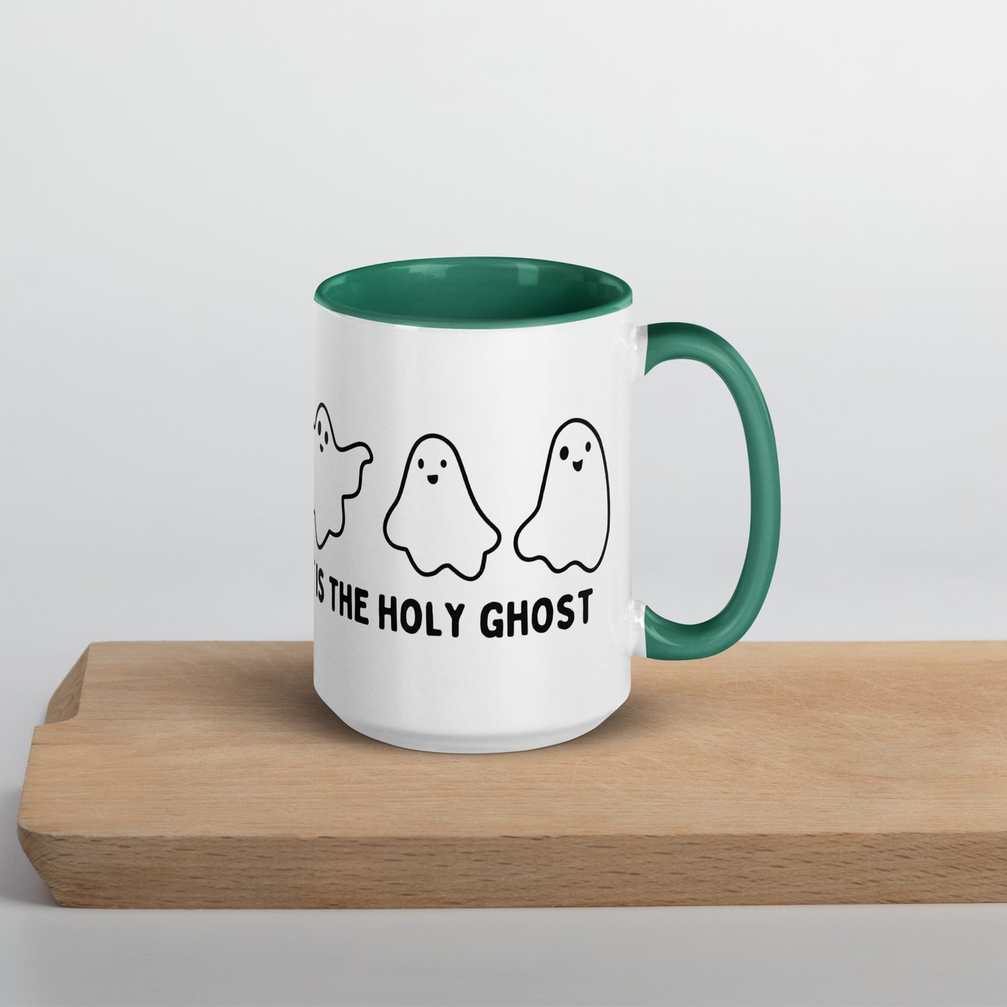 My Favorite Ghost is the Holy Ghost Mug with Color Inside