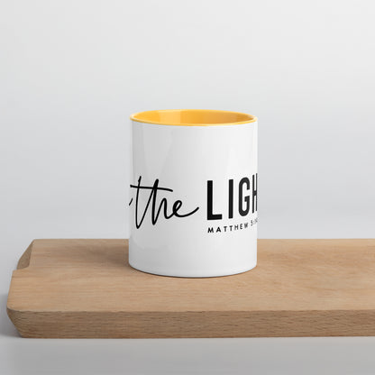 Be the Light Matthew 5:14 Contrast Color Mug (Many Colors Available)