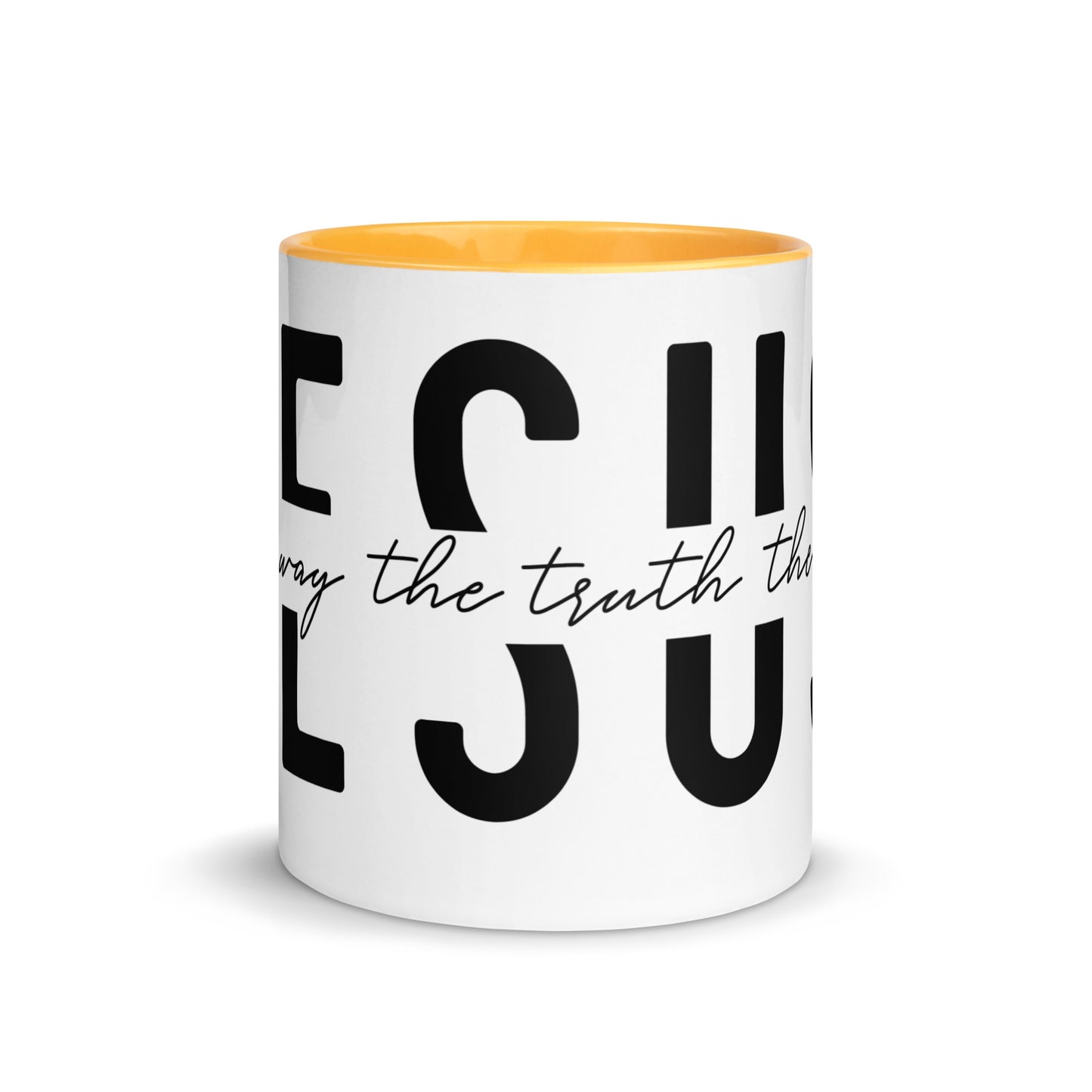 Jesus the Way the Truth the Life Mug with Color Inside