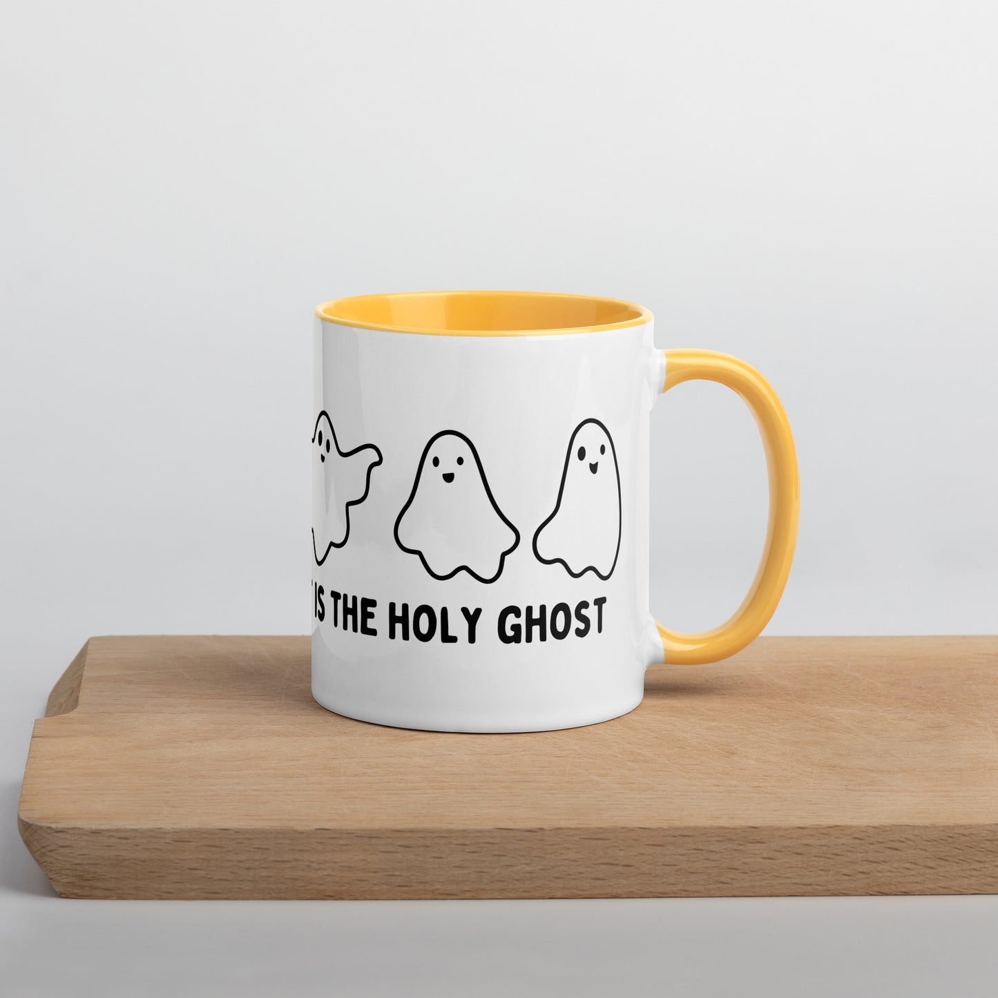 My Favorite Ghost is the Holy Ghost Mug with Color Inside