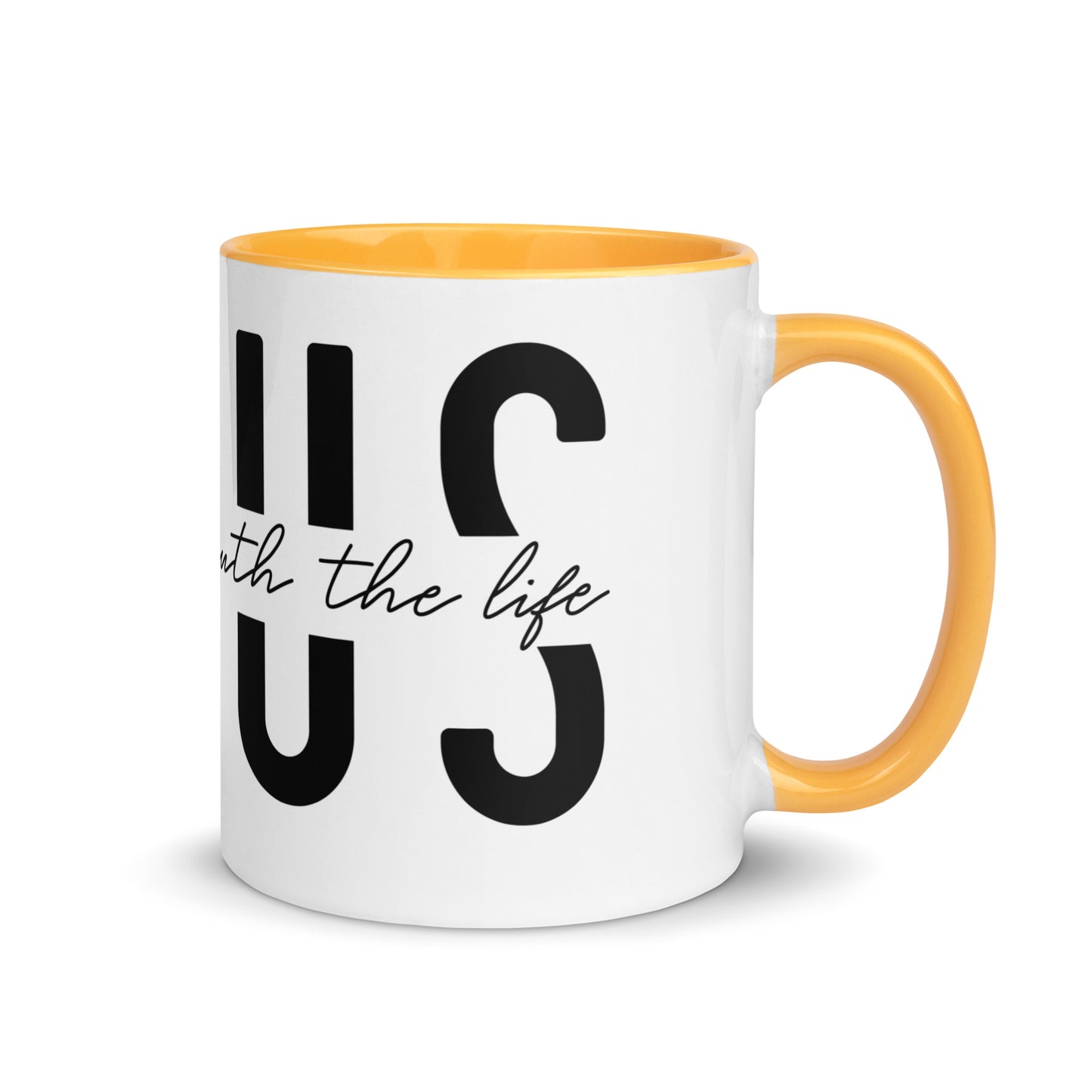 Jesus the Way the Truth the Life Mug with Color Inside