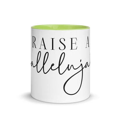 Raise a Hallelujah Mug with Color Inside