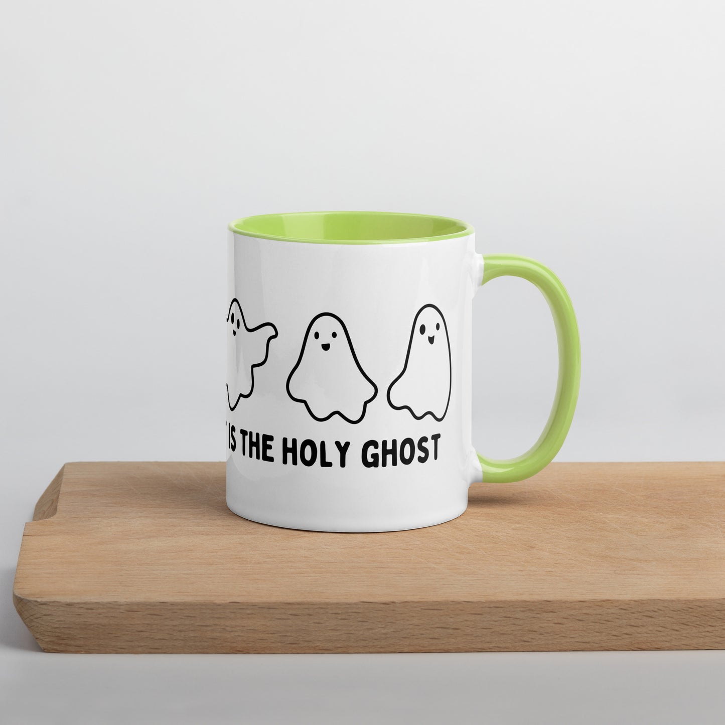 My Favorite Ghost is the Holy Ghost Mug with Color Inside