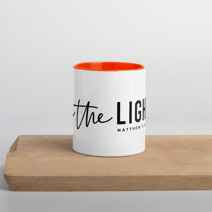 Be the Light Matthew 5:14 Contrast Color Mug (Many Colors Available)