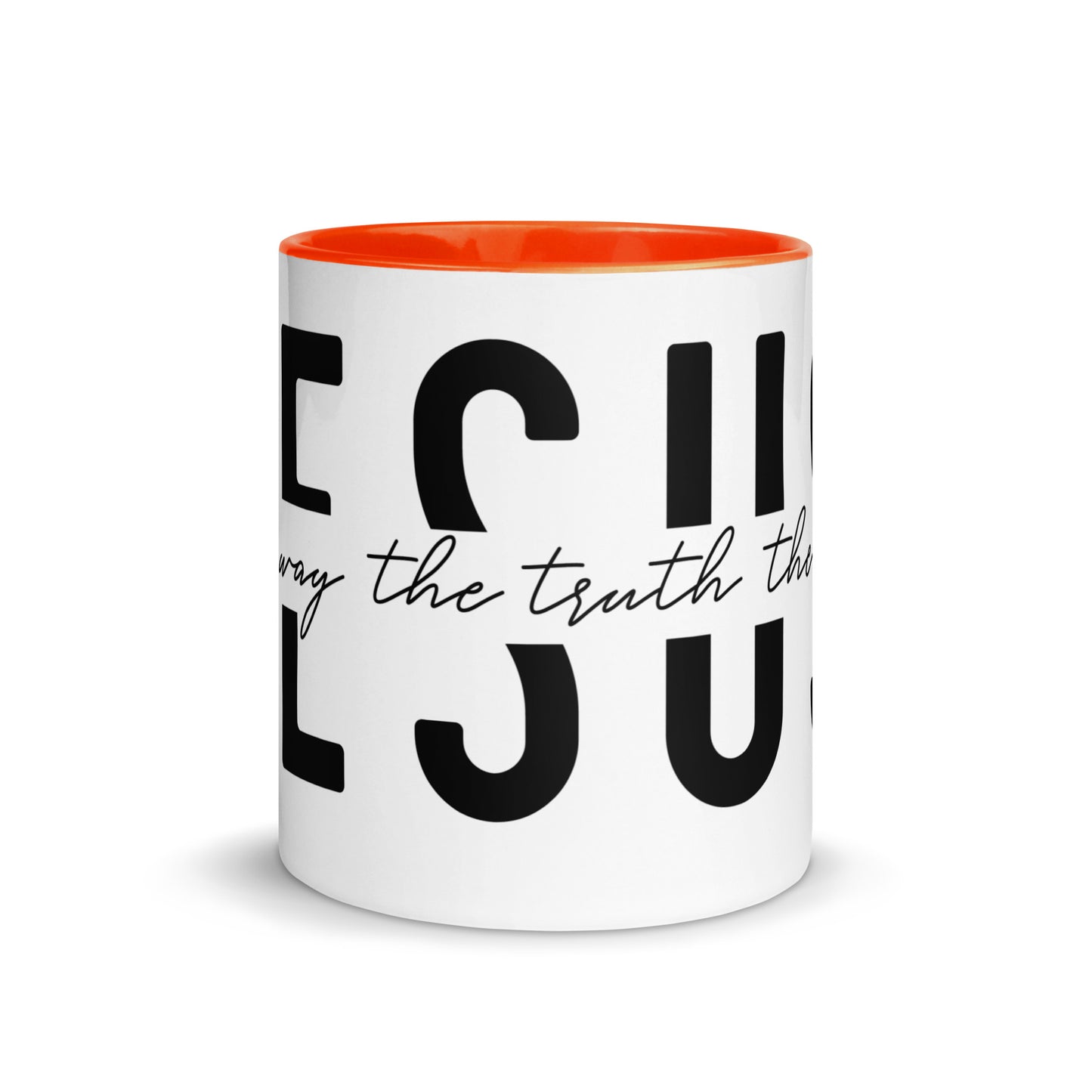 Jesus the Way the Truth the Life Mug with Color Inside