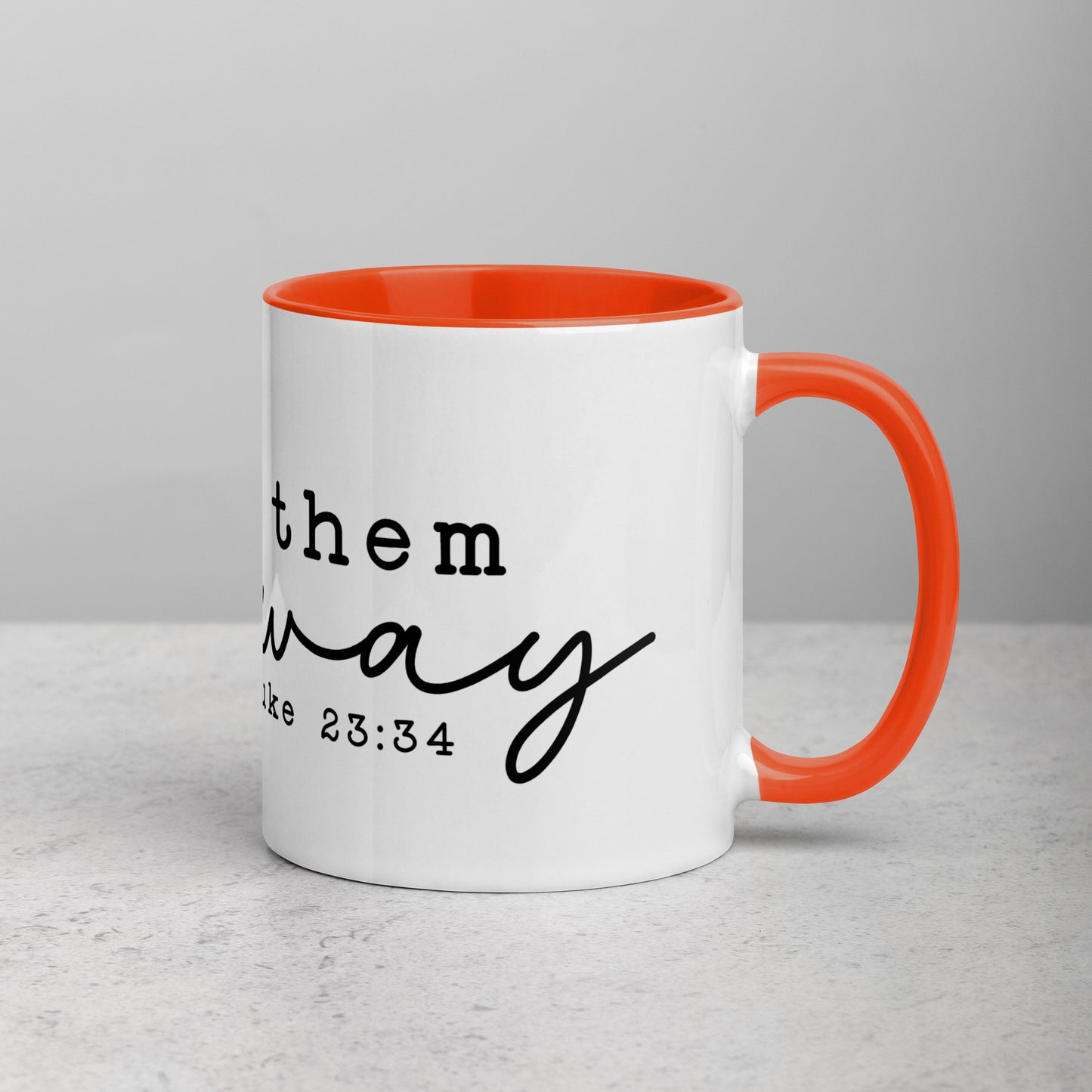 Love Them Anyway Mug with Color Inside