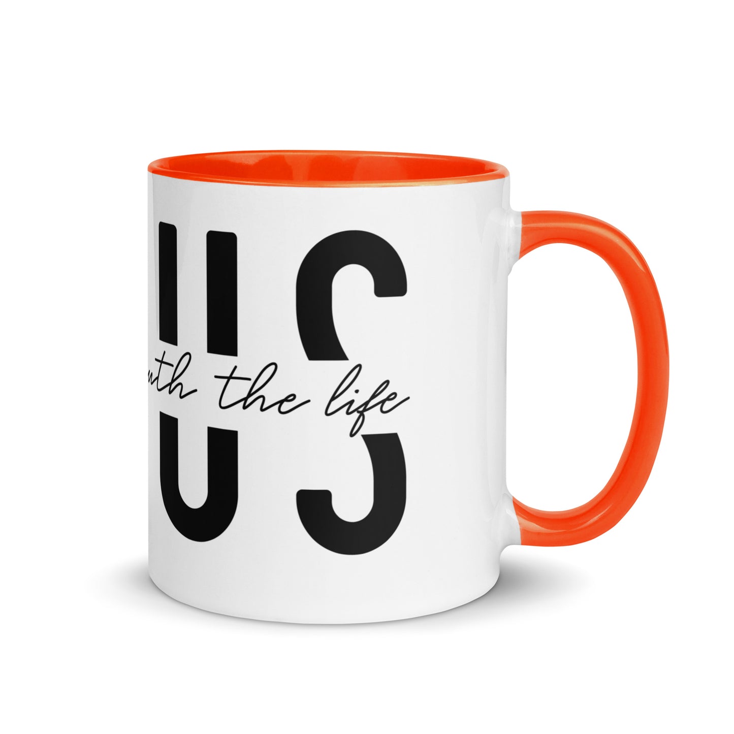 Jesus the Way the Truth the Life Mug with Color Inside