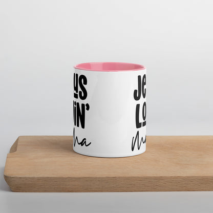 Jesus Lovin' Mama Mug with Color Inside (Multiple Sizes Available)