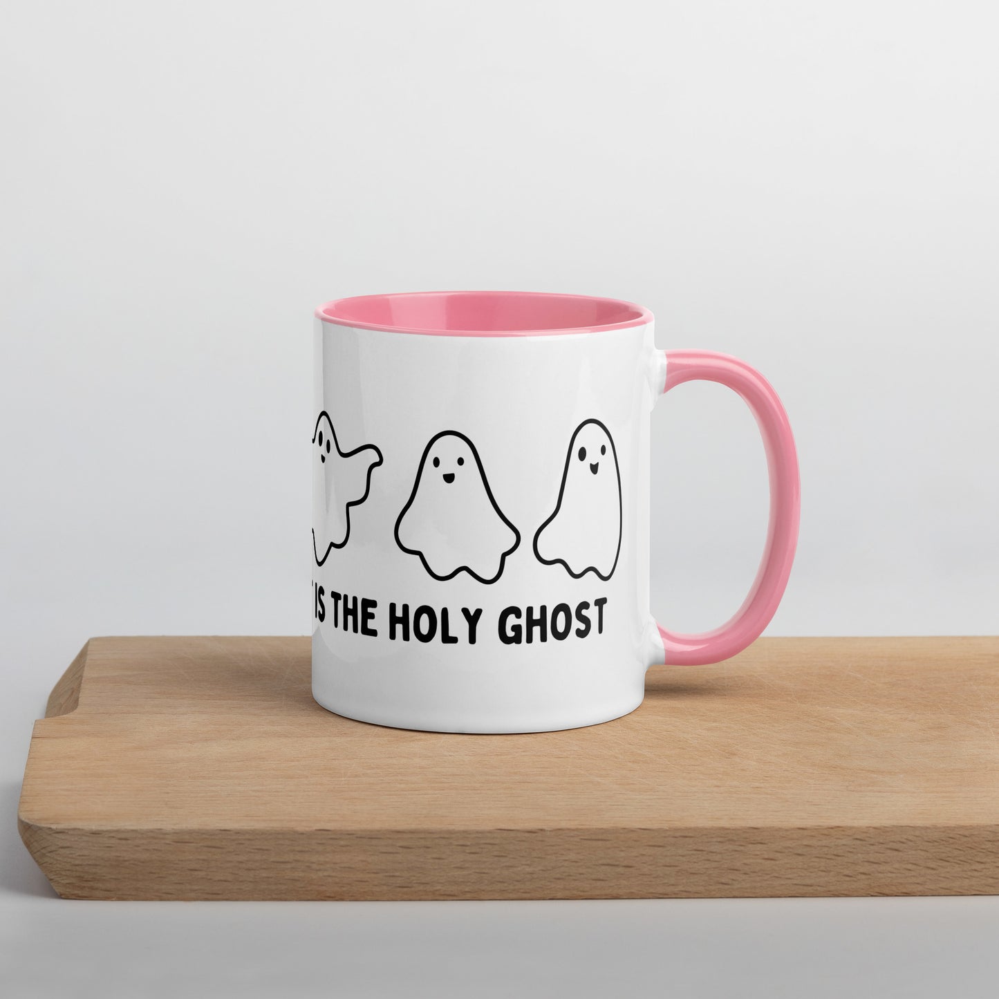 My Favorite Ghost is the Holy Ghost Mug with Color Inside