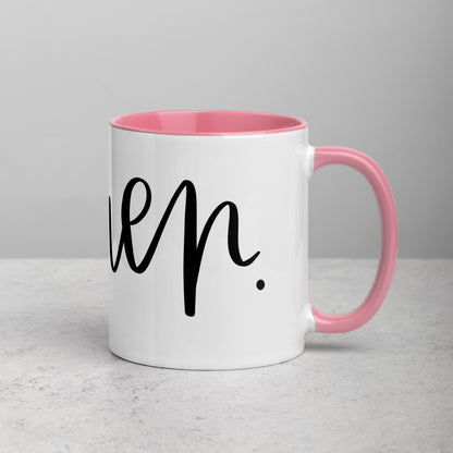 Amen Mug with Color Inside