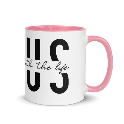 Jesus the Way the Truth the Life Mug with Color Inside