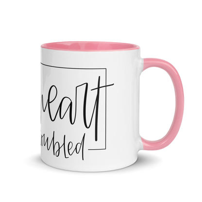 Let Not Your Heart Be Troubled Mug with Color Inside