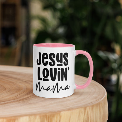 Jesus Lovin Mama Mug with Color Inside