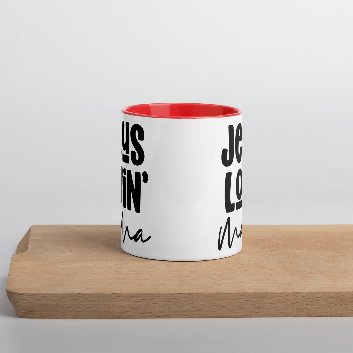 Jesus Lovin' Mama Mug with Color Inside (Multiple Sizes Available)