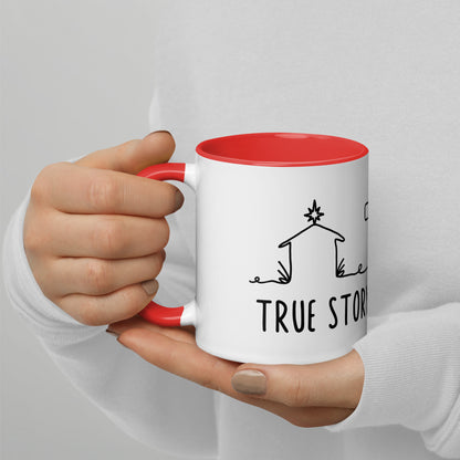 This is a True Story Mug with Color Inside