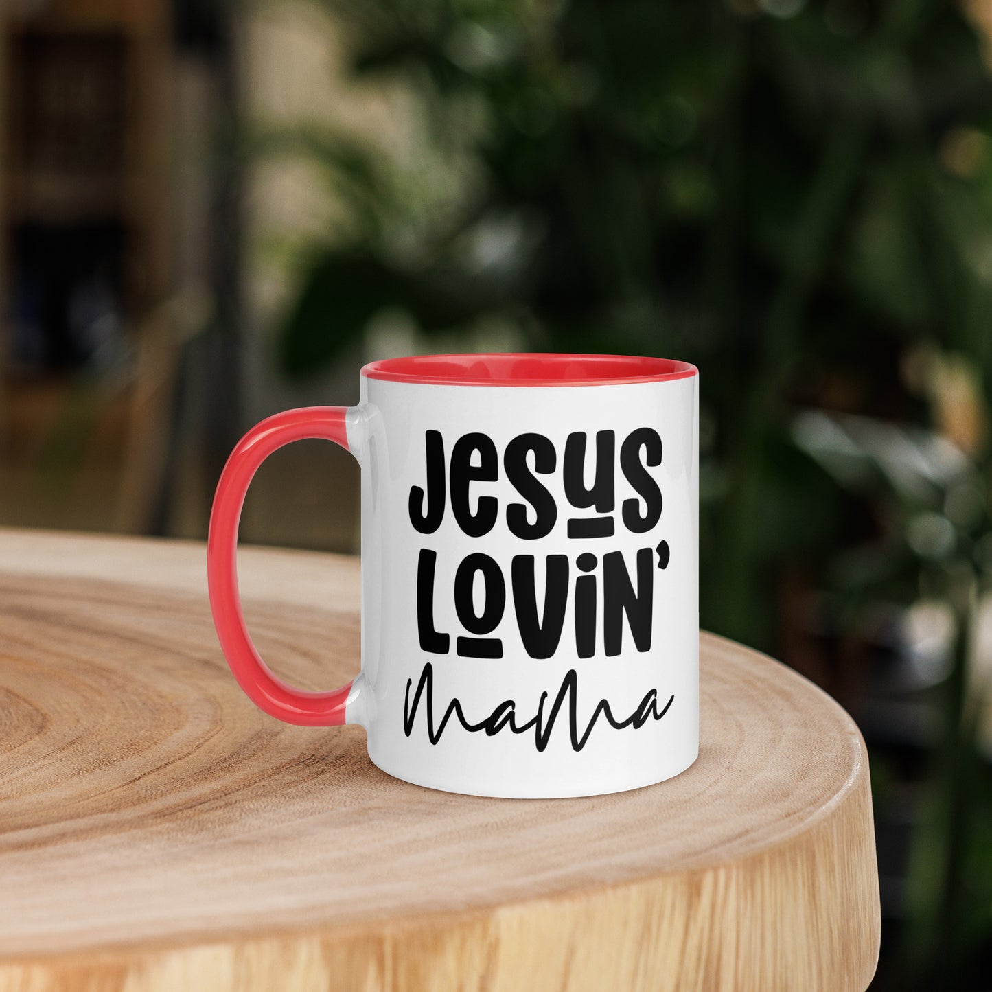 Jesus Lovin Mama Mug with Color Inside