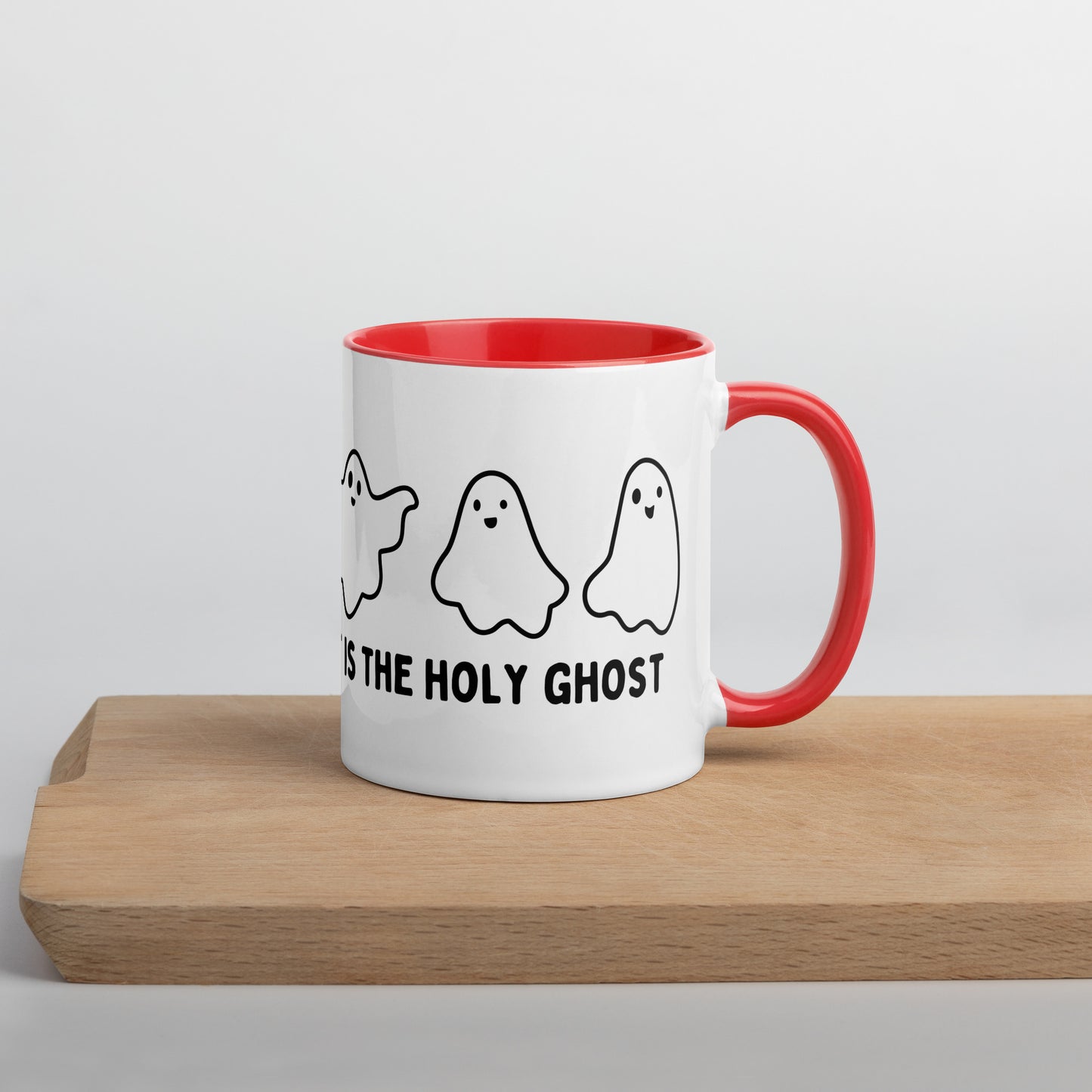 My Favorite Ghost is the Holy Ghost Mug with Color Inside