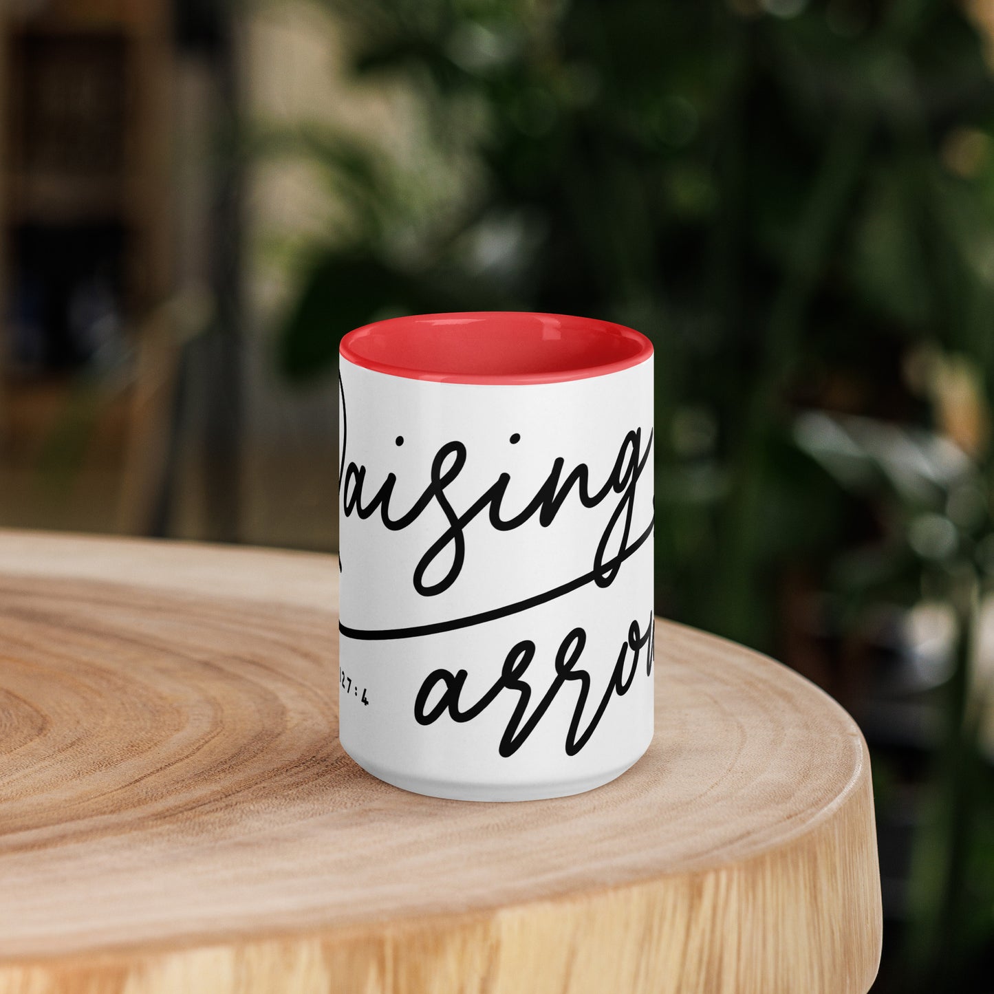 Raising Arrows Mug with Color Inside (Multiple Sizes & Colors Available)