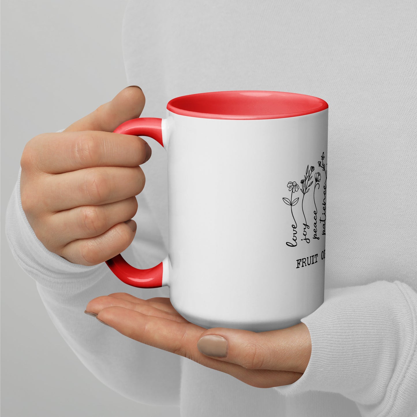 Fruit of the Spirit Mug with Color Inside